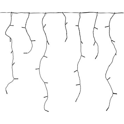 Tenda luminosa LED per esterni 360 LED / 7 funzioni, 14 m, IP44, bianco caldo