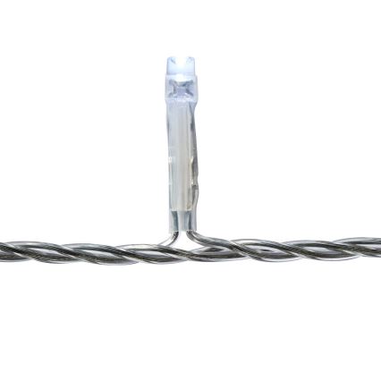 Tenda luminosa natalizia LED da esterno 360xLED/7 funzioni 14m IP44 bianco freddo