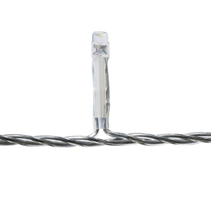 Tenda luminosa natalizia LED da esterno 360xLED/7 funzioni 14m IP44 bianco freddo