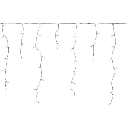 Tenda luminosa LED da esterno 360 LED / 7 funzioni, 14 m, IP44, bianco freddo