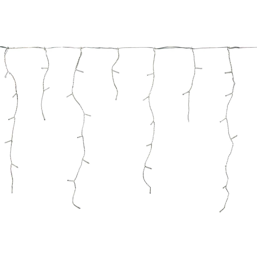 Tenda luminosa LED da esterno 360 LED / 7 funzioni, 14 m, IP44, bianco freddo