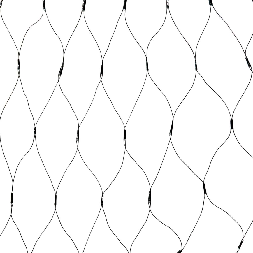 Tenda luminosa LED da esterno 160 LED/7 funzioni 5m IP44 bianco caldo