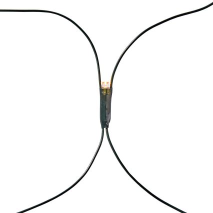 Tenda luminosa LED per esterni 320xLED/7 funzioni 6 m IP44 bianco caldo