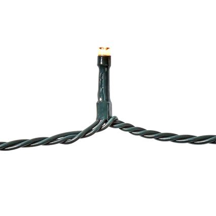 Catena luminosa natalizia da esterno a LED 180xLED/7 funzioni 16,5m IP44 bianco caldo