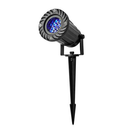 Proiettore LED fiocchi di neve da esterno natalizio 5W/230V IP44