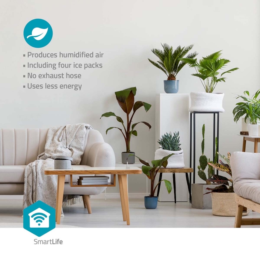 Condizionatore 65W/230V Wi-Fi Tuya bianco + telecomando