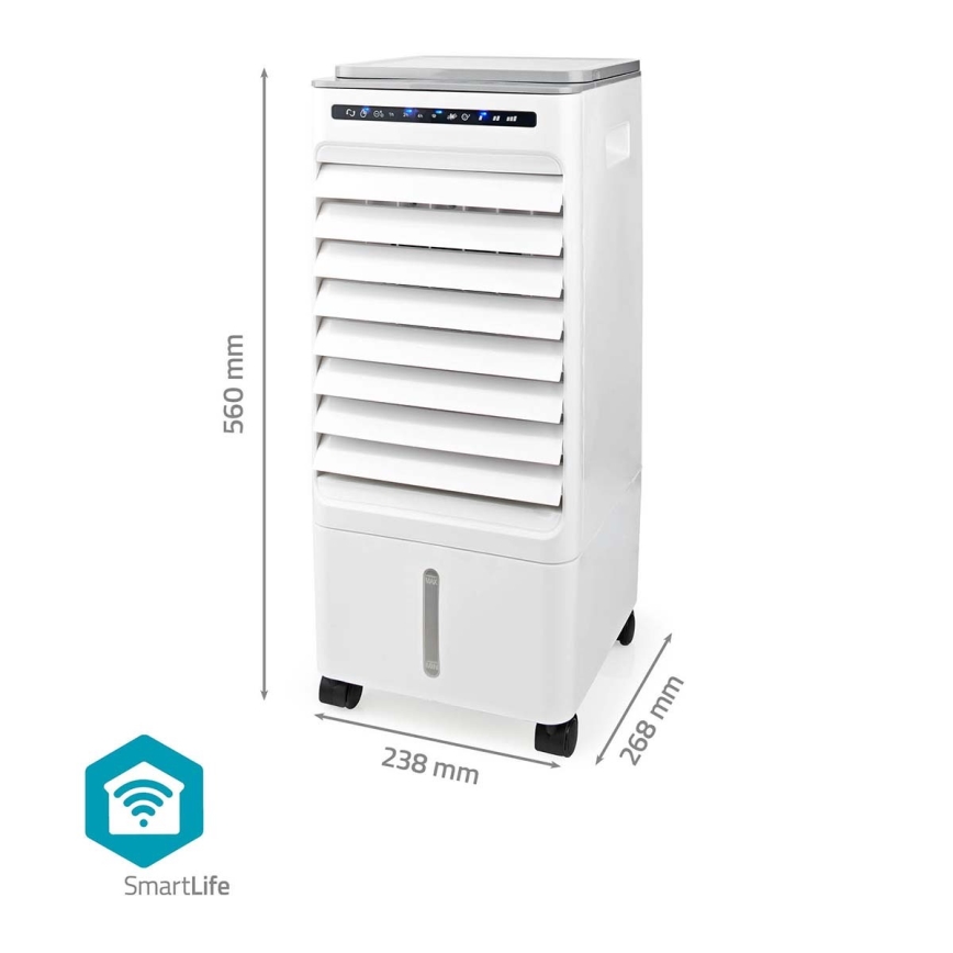 Condizionatore 65W/230V Wi-Fi Tuya bianco + telecomando