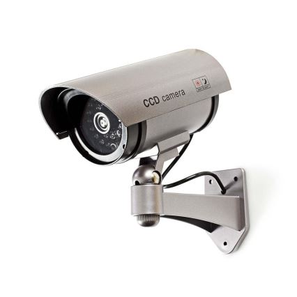 LED Telecamera di videosorveglianza finta 2xAA IP44