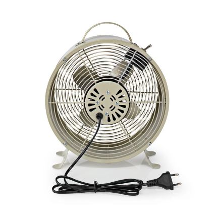 Ventilatore da tavolo RETRO 20W/230V grigio ø25 cm