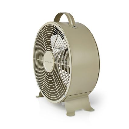 Ventilatore da tavolo RETRO 20W/230V grigio ø25 cm