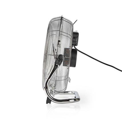 Ventilatore da pavimento 80W/230V cromo lucido