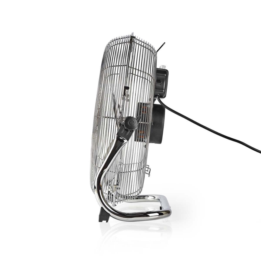 Ventilatore da pavimento 80W/230V cromo lucido