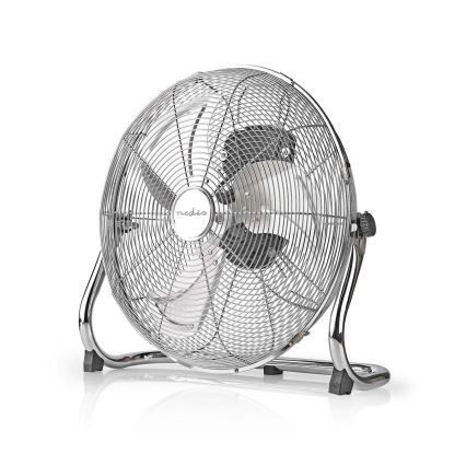 Ventilatore da pavimento 80W/230V cromo lucido