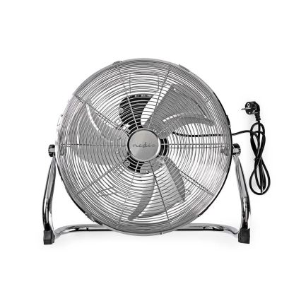 Ventilatore da pavimento 80W/230V cromo lucido