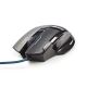 Mouse da gioco LED 800/1600/2400/4000 DPI 8 pulsanti nero