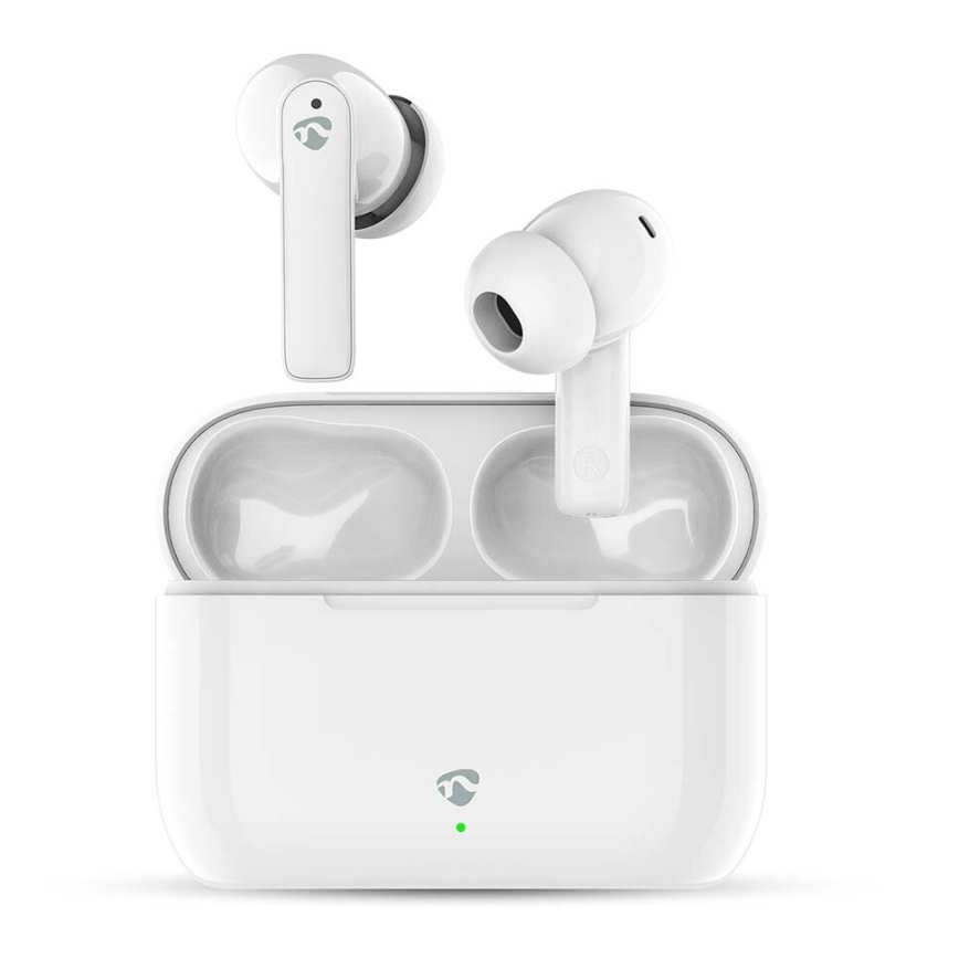 Auricolari wireless con ENC 450 mAh + 2x 40 mAh IPX4 bianco
