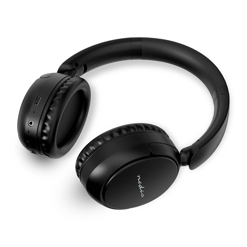 Cuffie wireless con microfono 200 mAh nero