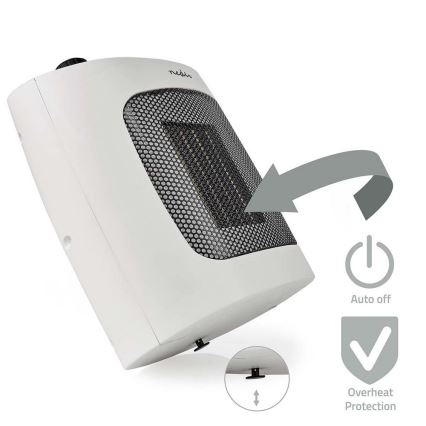 Ventilatore con resistenza in ceramica 1000/2000W/230V