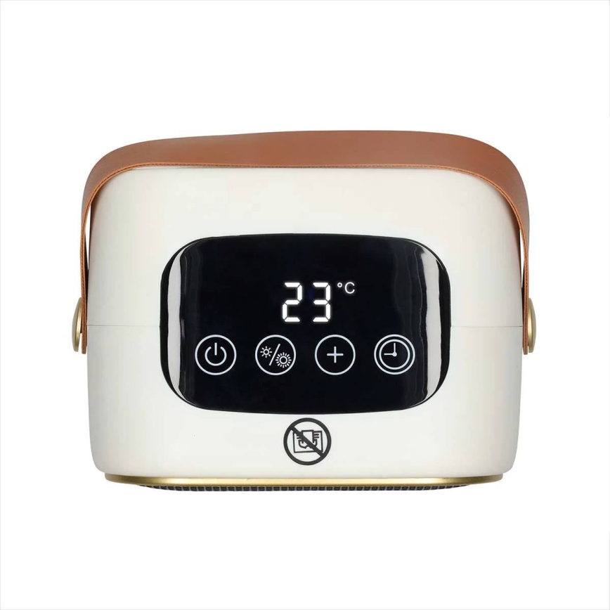 Ventilatore con elemento riscaldante e display LED 900/1200W/230V