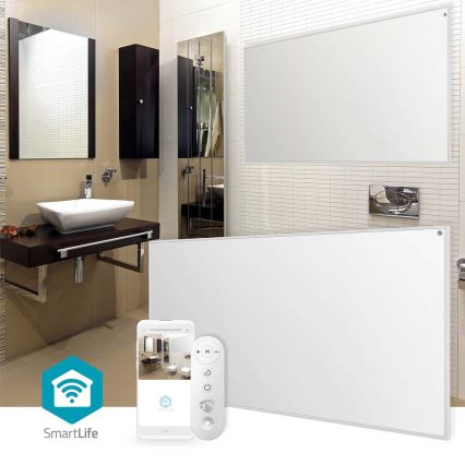 Pannello riscaldante a infrarossi 700W/230V 120x62 cm IP44 Wi-Fi Tuya + telecomando