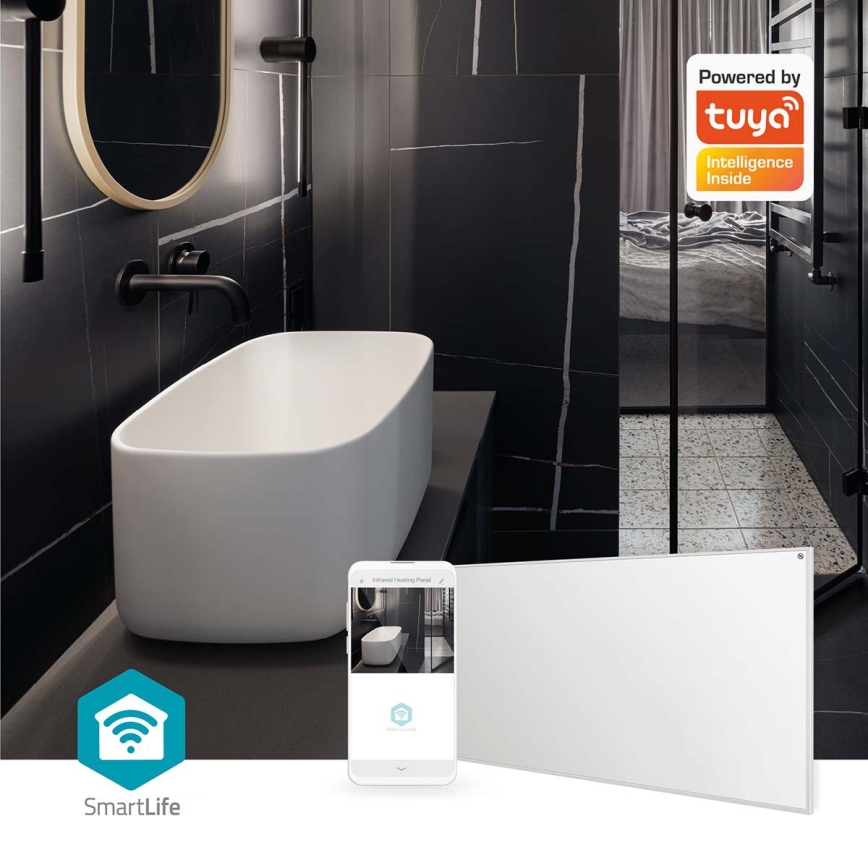 Pannello riscaldante a infrarossi 700W/230V 120x62 cm IP44 Wi-Fi Tuya + telecomando