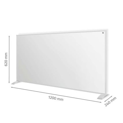 Pannello riscaldante a infrarossi 700W/230V 120x62 cm IP44 Wi-Fi Tuya + telecomando