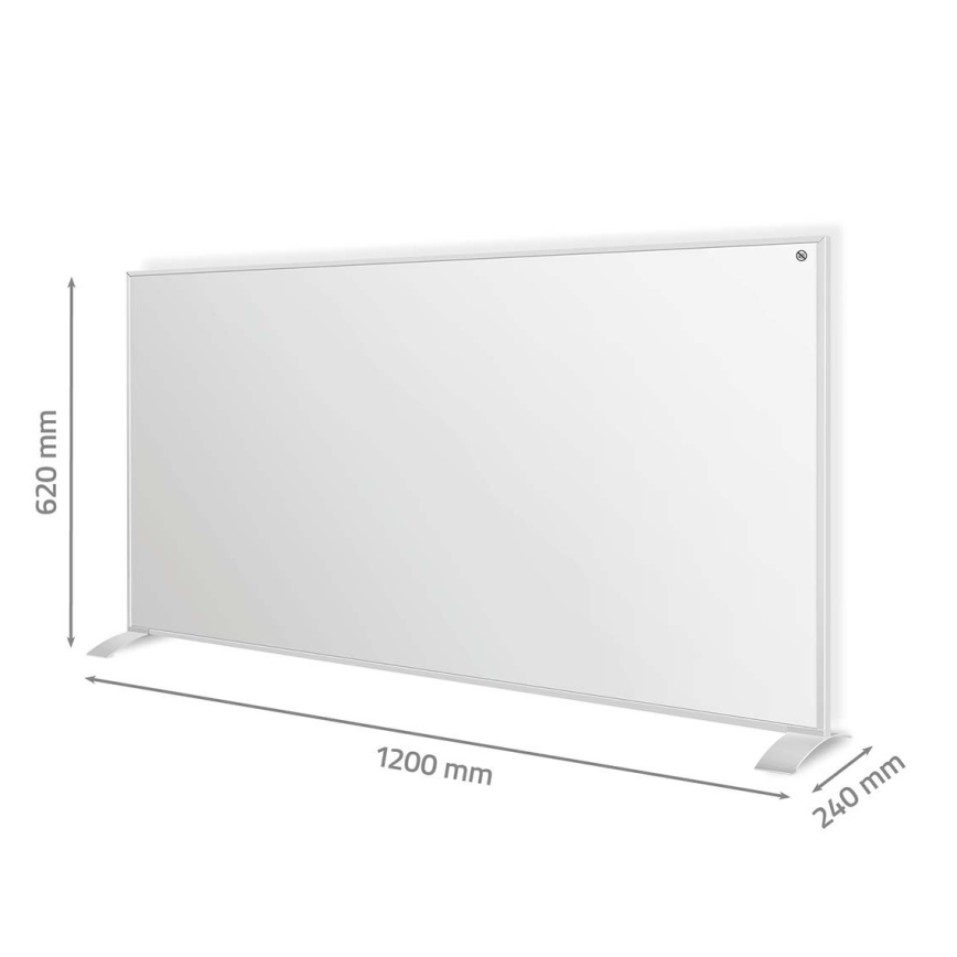 Pannello riscaldante a infrarossi 700W/230V 120x62 cm IP44 Wi-Fi Tuya + telecomando