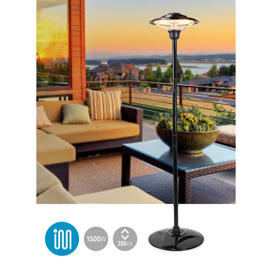 Riscaldatore a infrarossi da terrazza 2 m 1500W/230V IP34