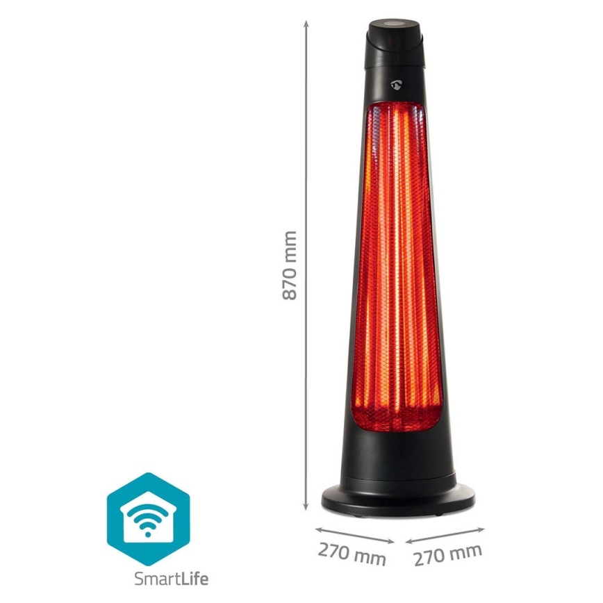 Elemento riscaldante per esterni SmartLife 600/1200W/230V Wi-Fi Tuya IP24