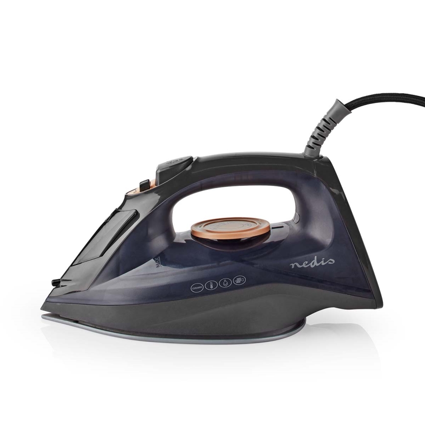 Ferro da stiro a vapore 2200W/230V nero