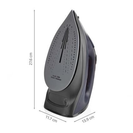 Ferro da stiro a vapore 2200W/230V nero