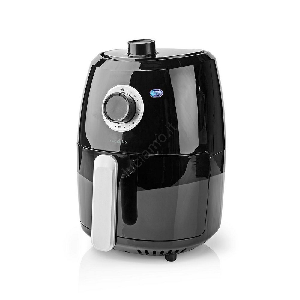 Friggitrice Ad Aria Nedis A Doppio Cestello - 2x3.8L, 2850W, Digitale, Nera, 6 Programmi E Sincronizzazione - 2