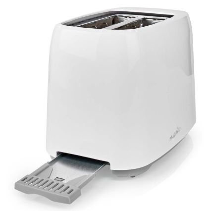 Tostapane con due fori e riscaldamento 750W/230V bianco