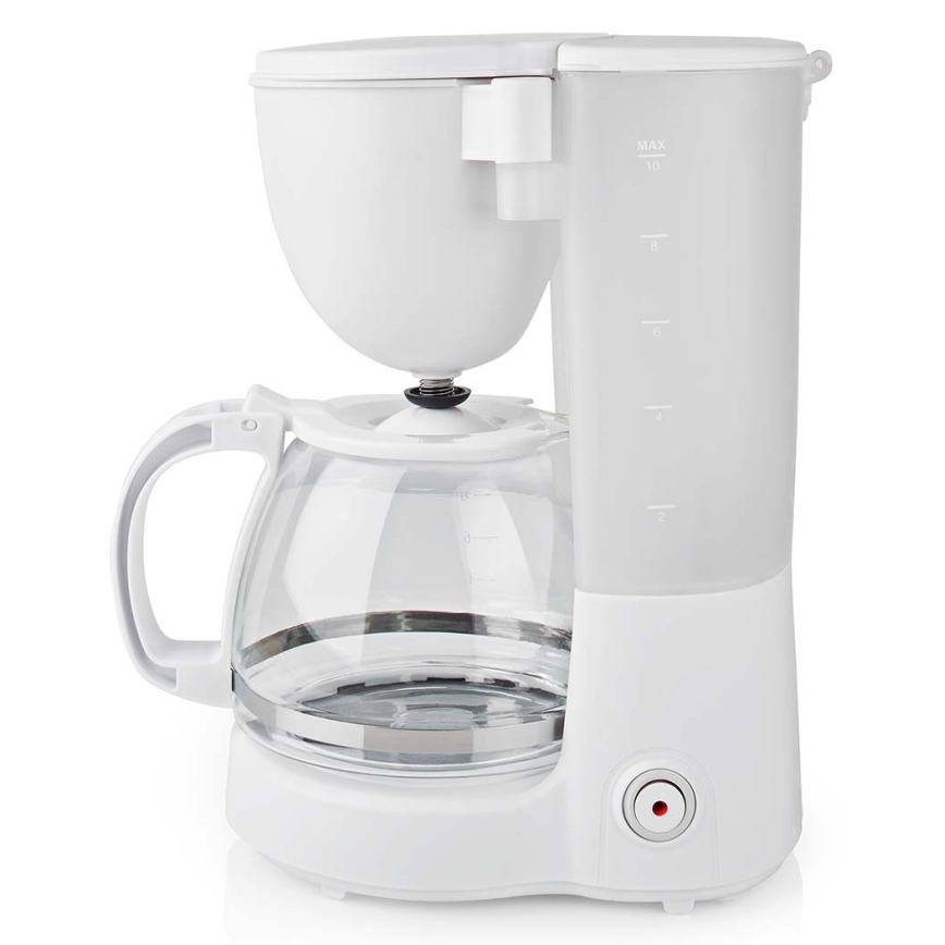 Caffettiera a goccia 1,25 l con funzione di mantenimento della temperatura bianco