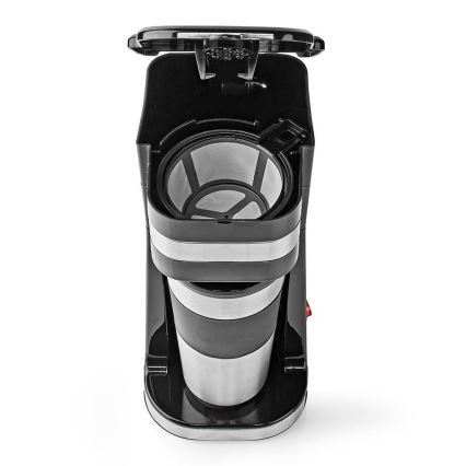 Macchina da caffè monodose 0,4 l con tazza termica da viaggio