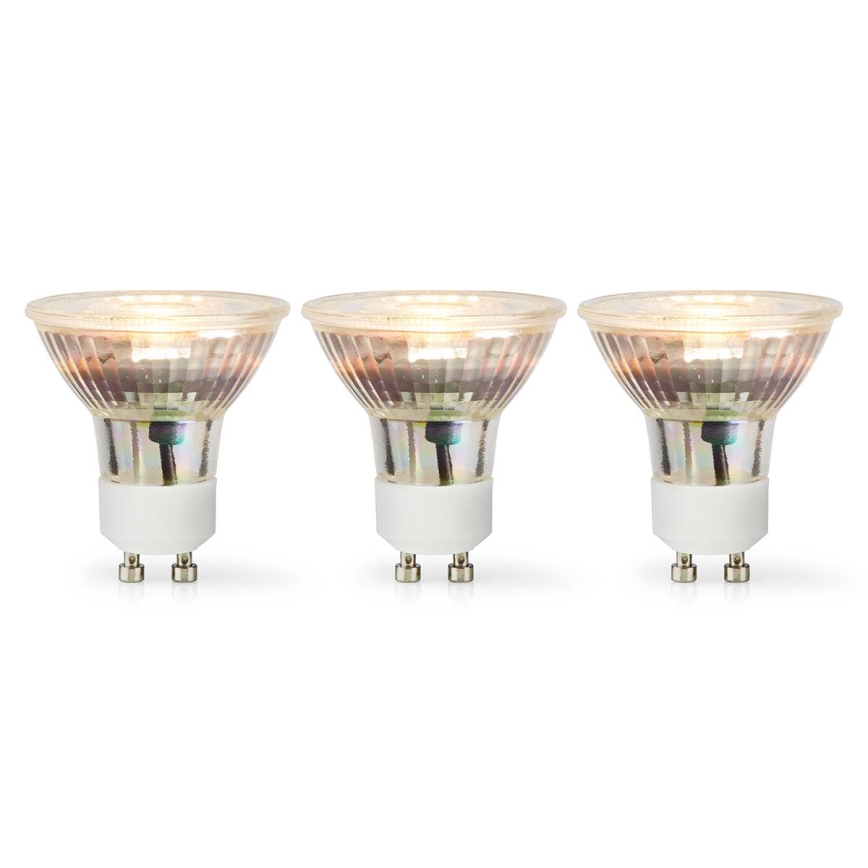 Confezione da 3 lampadine LED GU10/4,5W/230V 2700K