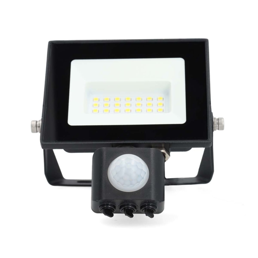 Faro LED con sensore LED/20W/230V 4000K IP44
