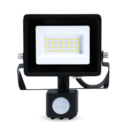 Faro LED con sensore di movimento e crepuscolare da collegare alla presa LED/20W/230V IP44
