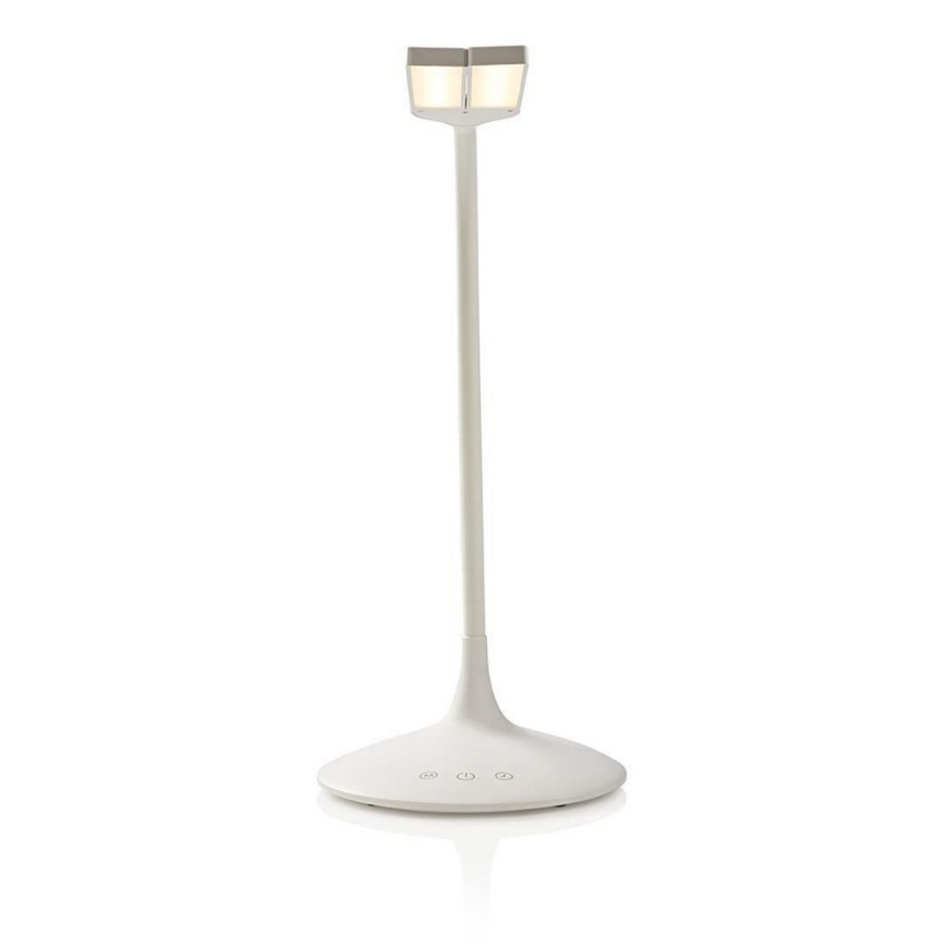 Lampada da tavolo dimmerabile LED/6W/5V 2200 mAh bianca