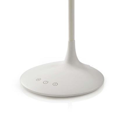 Lampada da tavolo dimmerabile LED/6W/5V 2200 mAh bianca