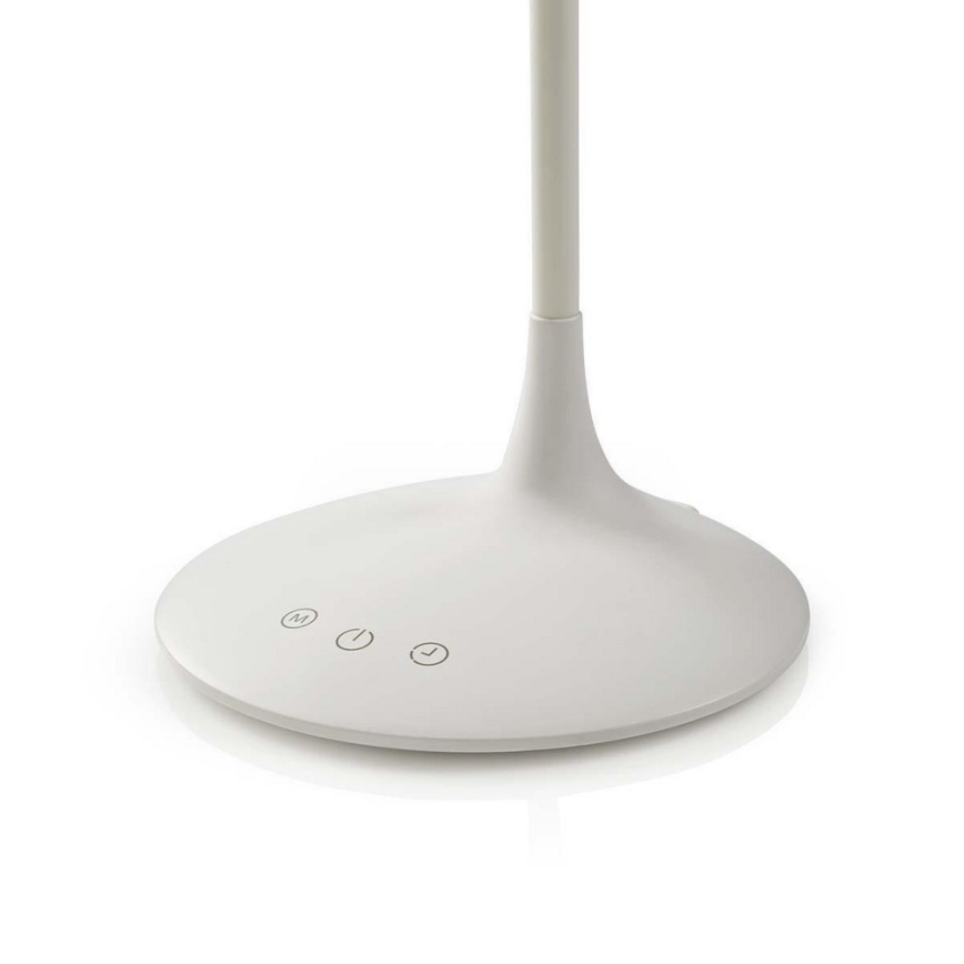 Lampada da tavolo dimmerabile LED/6W/5V 2200 mAh bianca