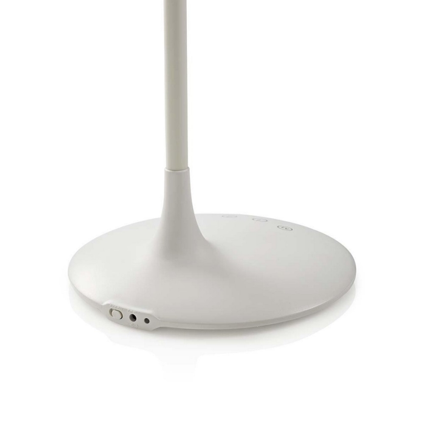 Lampada da tavolo dimmerabile LED/6W/5V 2200 mAh bianca