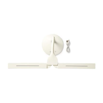 Lampada da tavolo dimmerabile LED/6W/5V 2200 mAh bianca