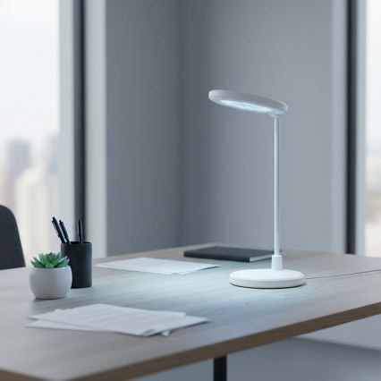 Lampada ricaricabile LED dimmerabile a sfioramento con specchio LED/6W/1200 mAh 3000/4000/5700K CRI 90 bianco