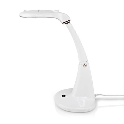 Lampada da tavolo a LED con lente d