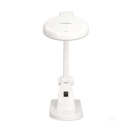 Lampada da tavolo LED con lente d'ingrandimento LED/6W/230V bianca