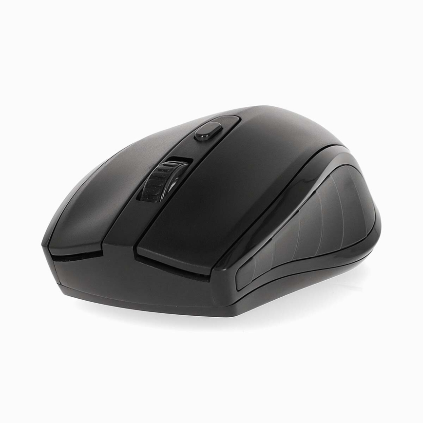 Mouse senza fili 800/1200/1600 DPI 2xAAA nero