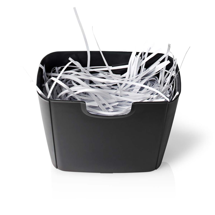 Distruggidocumenti per fogli A4, capacità 10 l, 230V, nero