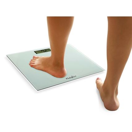 Bilancia pesapersone digitale 1x CR2032 bianca