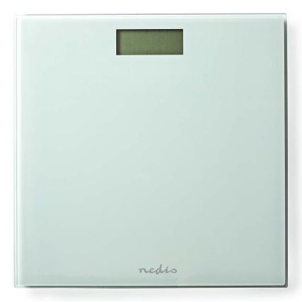 Bilancia pesapersone digitale 1x CR2032 bianca